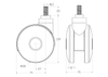 T-100B-WB-M12X25